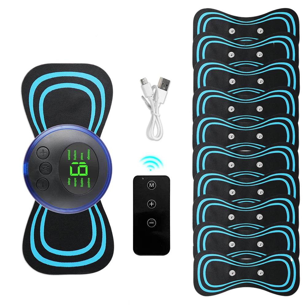 Portable EMS Neck Massager Electric Muscle Stimulator Patch - Omega Lifestyles