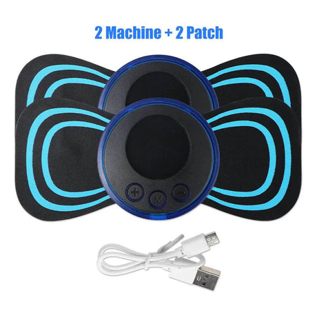 Portable EMS Neck Massager Electric Muscle Stimulator Patch - Omega Lifestyles