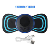 Portable EMS Neck Massager Electric Muscle Stimulator Patch - Omega Lifestyles