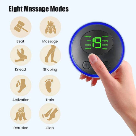 Portable EMS Neck Massager Electric Muscle Stimulator Patch - Omega Lifestyles