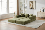 Foldable Chenille Foam Sofa Bed With Removable Cover - SUYOLS - Omega Lifestyles