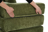 Foldable Chenille Foam Sofa Bed With Removable Cover - SUYOLS - Omega Lifestyles