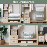 Cubic Vacuum Compression Storage Bags for Clothes and Travel - Omega Lifestyles