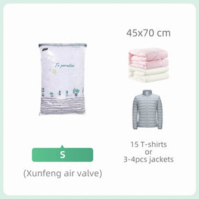 Cubic Vacuum Compression Storage Bags for Clothes and Travel - Omega Lifestyles