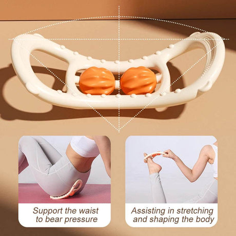 Ergonomic Deep Tissue Muscle Roller For Full Body - Sleep Galleria