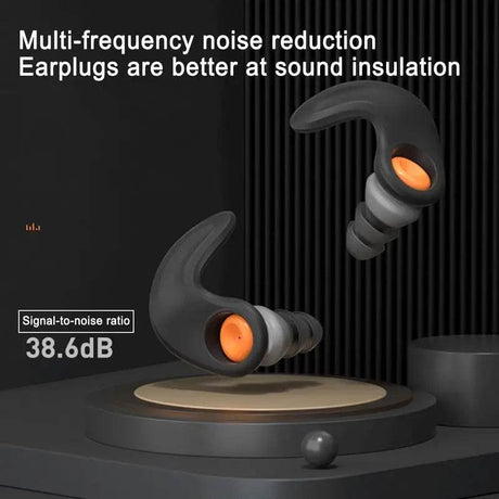 Silicone Waterproof Noise Isolating Ear Plugs Set - Omega Lifestyles