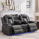 Power Reclining 3-Seater Sofa With Wireless Charger - Omega Lifestyles
