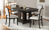Farmhouse Extendable Round Solid Wood Dining Set - Omega Lifestyles