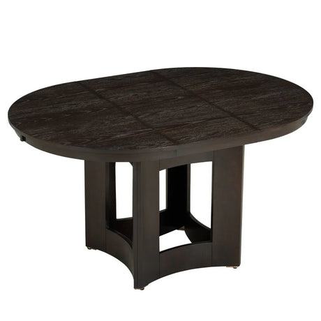 Farmhouse Extendable Round Solid Wood Dining Set - Omega Lifestyles