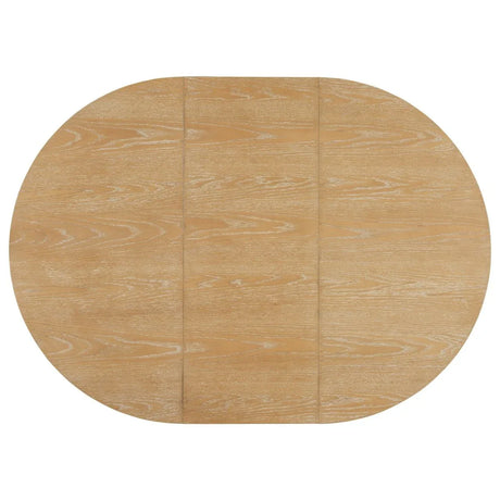 Farmhouse Extendable Round Wood Dining Table Set - Omega Lifestyles