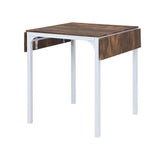 Farmhouse Metal Counter Height Drop Leaf Dining Set - Omega Lifestyles