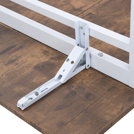 Farmhouse Metal Counter Height Drop Leaf Dining Set - Omega Lifestyles