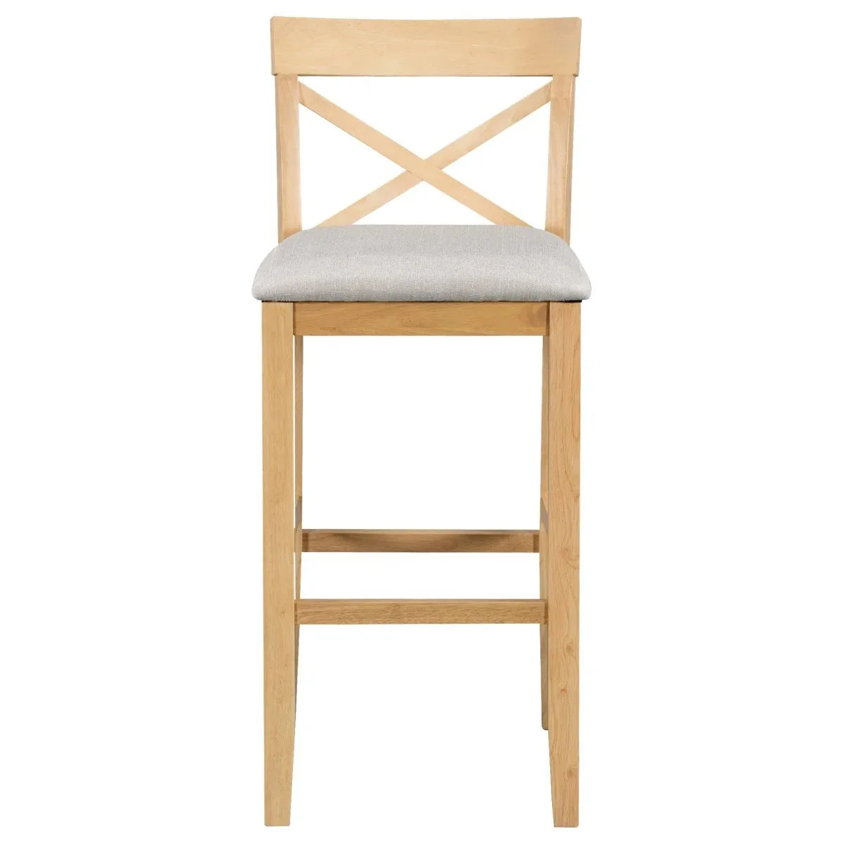 Farmhouse Solid Wood 3-Piece Bar Height Dining Set - Omega Lifestyles