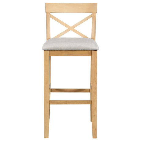 Farmhouse Solid Wood 3-Piece Bar Height Dining Set - Omega Lifestyles