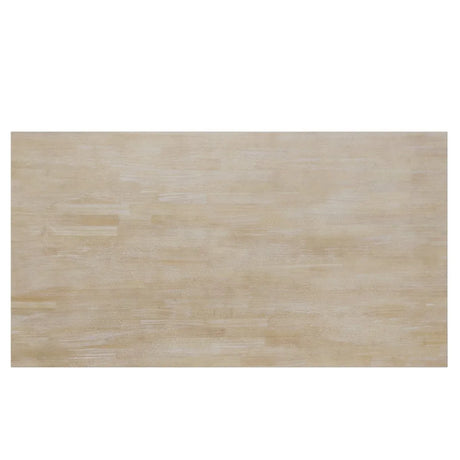 Modern Rubberwood Dining Table Set With Upholstered Seats - Omega Lifestyles