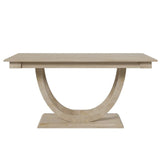 Modern Rubberwood Dining Table Set With Upholstered Seats - Omega Lifestyles