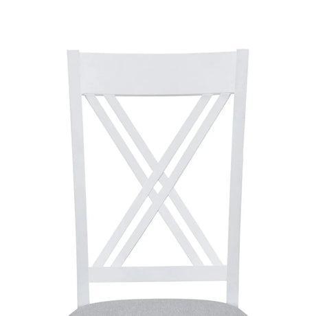 Rustic Solid Wood 5-Piece Dining Table Set For 4 - Omega Lifestyles