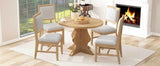 Farmhouse Extendable Solid Wood Dining Table Set - Omega Lifestyles