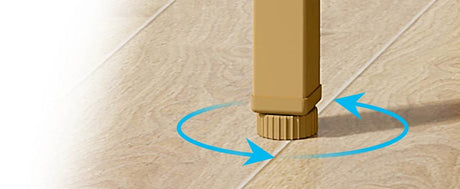 Modern Minimalist Nightstand With Three Storage Drawers - Omega Lifestyles