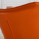 Modern Cotton Linen Upholstered Rocking Chair With Armrests - Omega Lifestyles