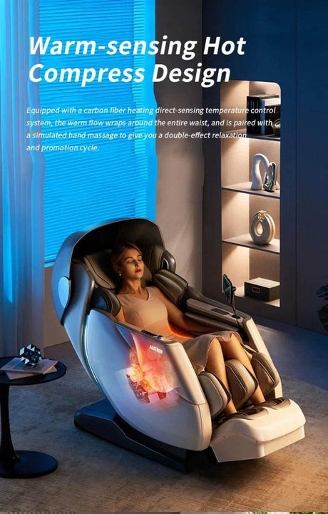 4D SL Airbag Zero Gravity Full Body Massage Chair - Omega Lifestyles