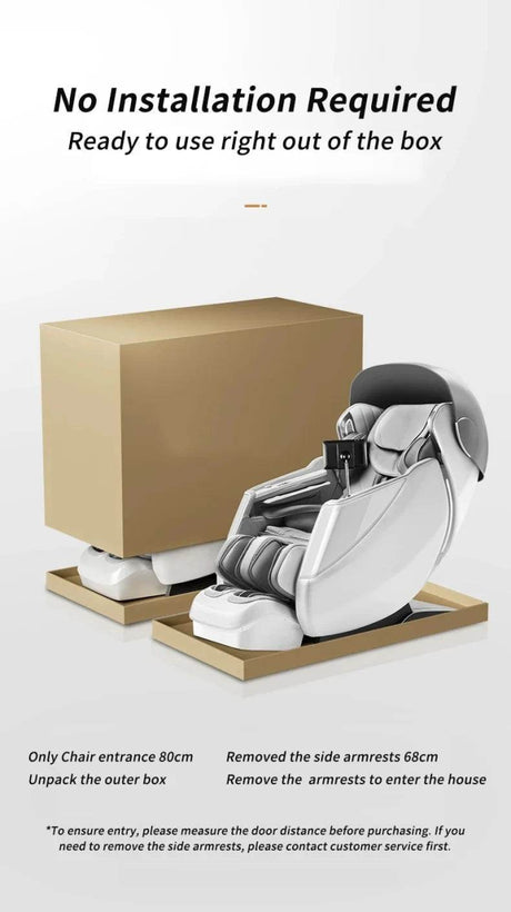 4D SL Airbag Zero Gravity Full Body Massage Chair - Omega Lifestyles