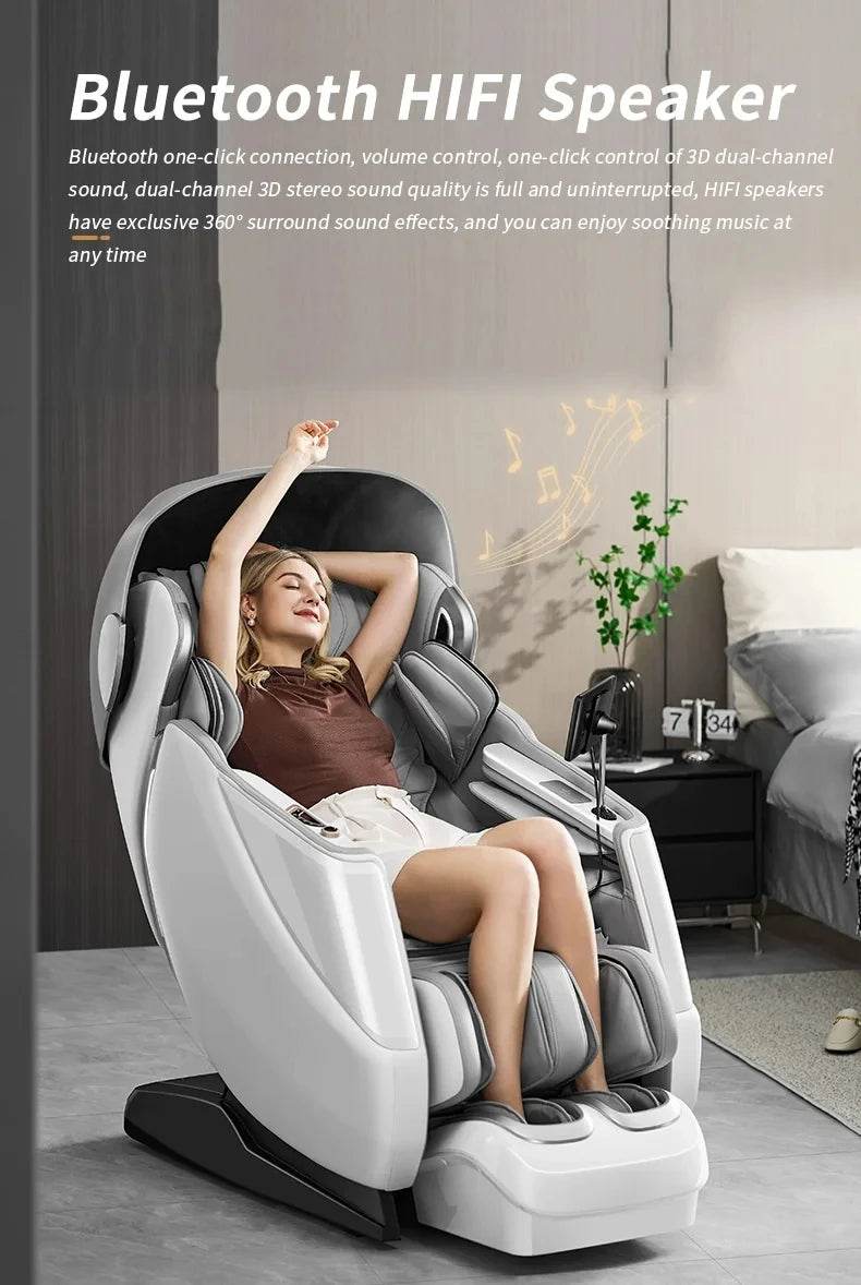 4D SL Airbag Zero Gravity Full Body Massage Chair - Omega Lifestyles