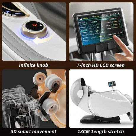 4D SL Airbag Zero Gravity Full Body Massage Chair - Omega Lifestyles