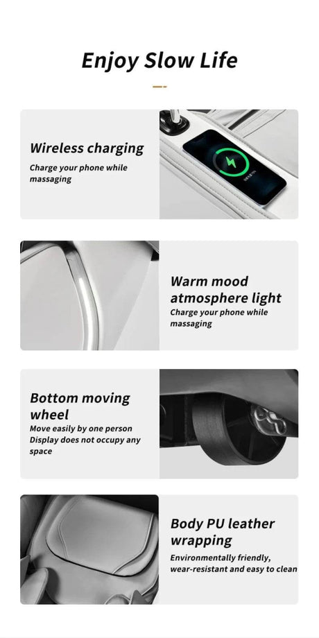 4D SL Airbag Zero Gravity Full Body Massage Chair - Omega Lifestyles