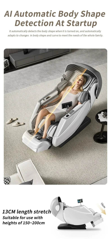 4D SL Airbag Zero Gravity Full Body Massage Chair - Omega Lifestyles
