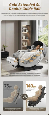 4D SL Airbag Zero Gravity Full Body Massage Chair - Omega Lifestyles
