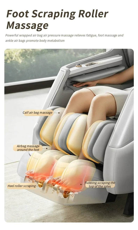 4D SL Airbag Zero Gravity Full Body Massage Chair - Omega Lifestyles