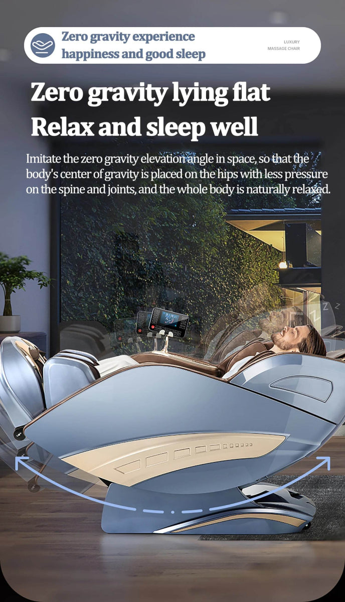 4D SL Full Body Airbag Zero Gravity Massage Chair - Omega Lifestyles