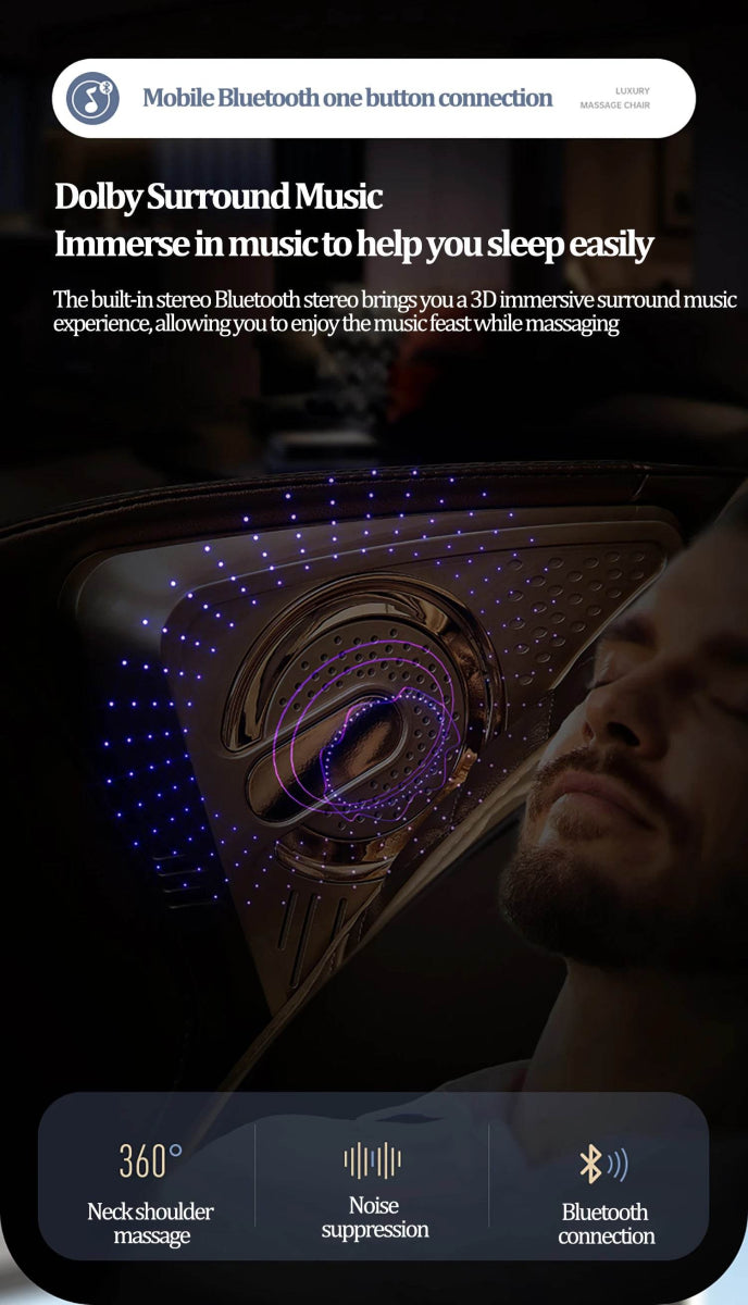 4D SL Full Body Airbag Zero Gravity Massage Chair - Omega Lifestyles