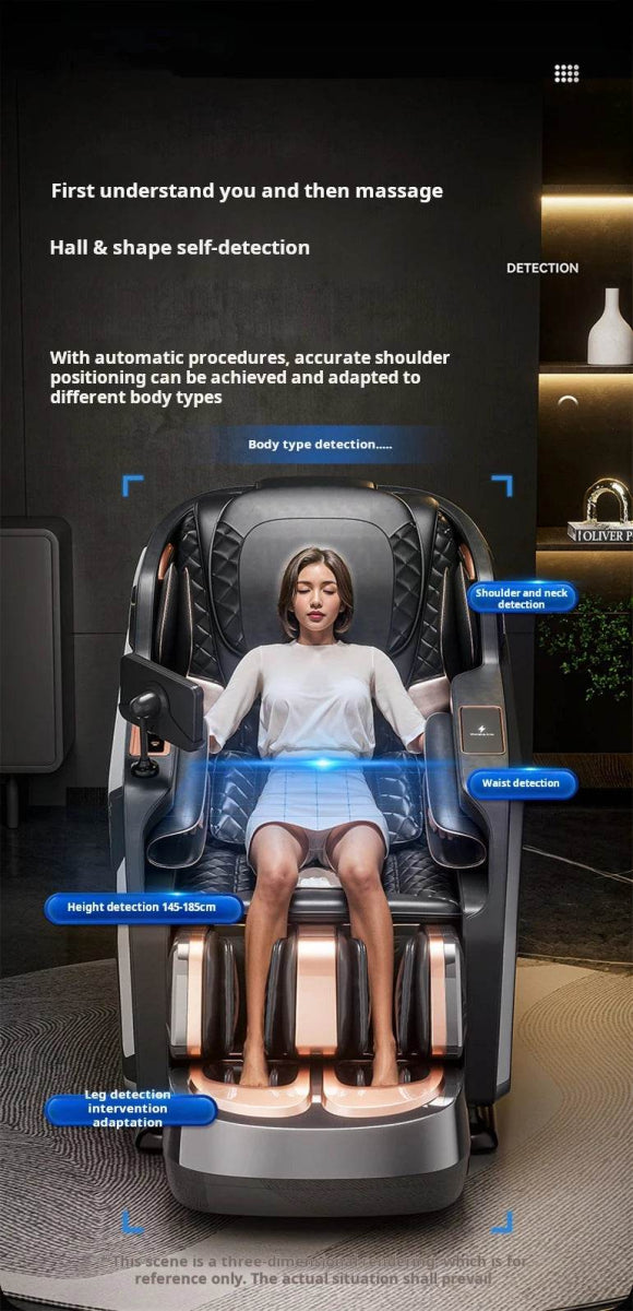 4D SL-Track Zero Gravity Full Body Air Massage Chair - Omega Lifestyles