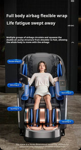 4D SL-Track Zero Gravity Full Body Air Massage Chair - Omega Lifestyles