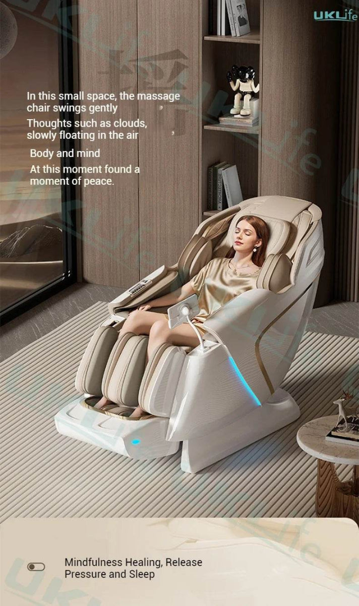 Dual-Core 4D SL-Track Zero Gravity Massage Chair - Omega Lifestyles
