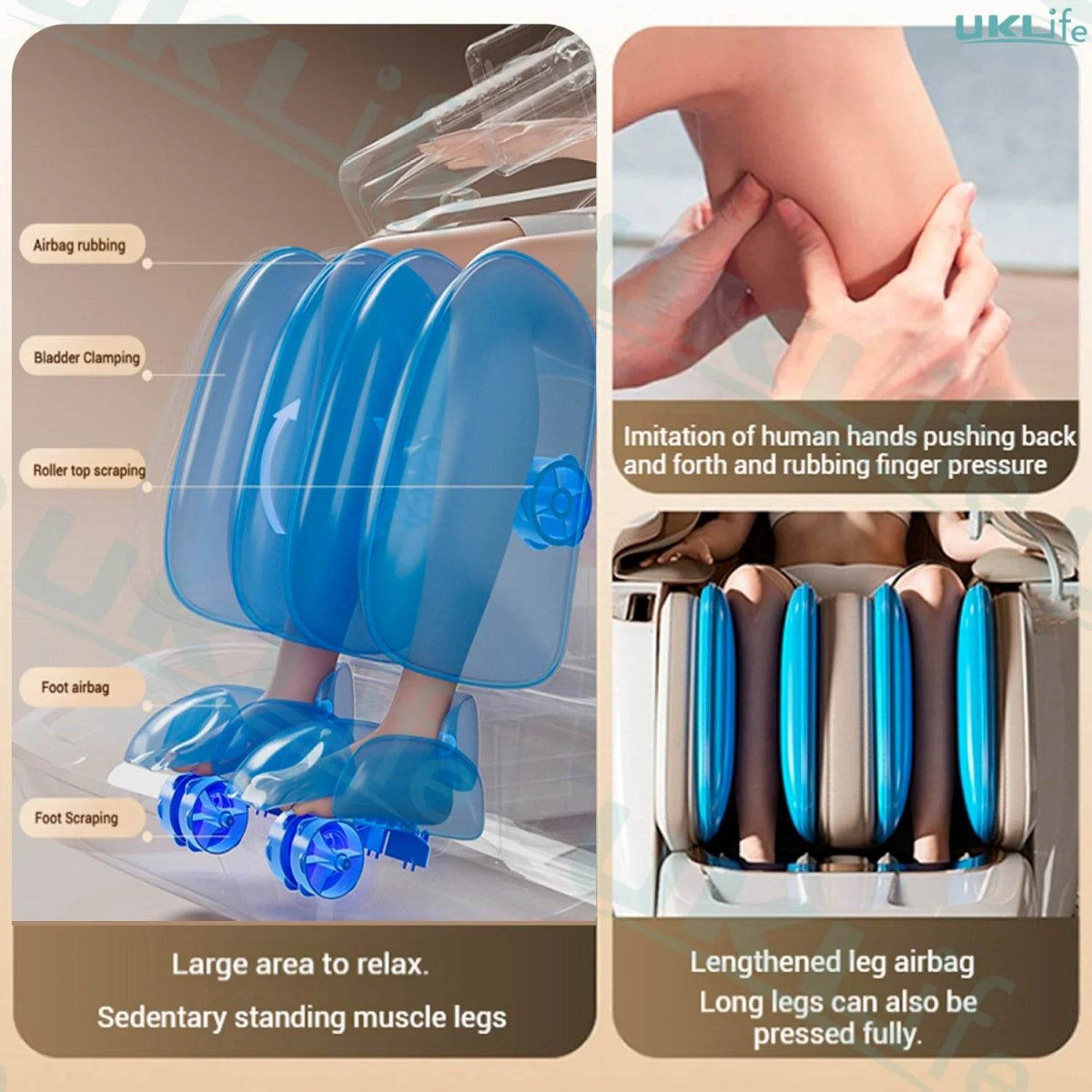 Dual-Core 4D SL-Track Zero Gravity Massage Chair - Omega Lifestyles