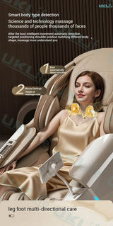 Dual-Core 4D SL-Track Zero Gravity Massage Chair - Omega Lifestyles