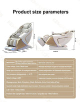 Dual-Core 4D SL-Track Zero Gravity Massage Chair - Omega Lifestyles