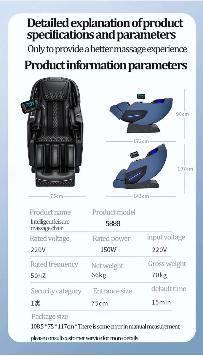 Kizuna HorizonScan 4D Full Body Massage Chair - Omega Lifestyles
