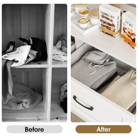 6-Drawer Modern Wood Dresser With Charging Station - Omega Lifestyles