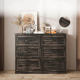 6-Drawer Modern Wood Dresser With Charging Station - Omega Lifestyles