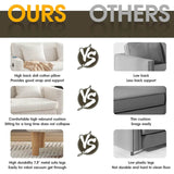 Modern Plush Living Room Loveseat Sofa - Omega Lifestyles
