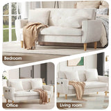Modern Plush Living Room Loveseat Sofa - Omega Lifestyles