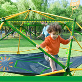 12-Foot Outdoor Kids Metal Climbing Dome Tower - Omega Lifestyles