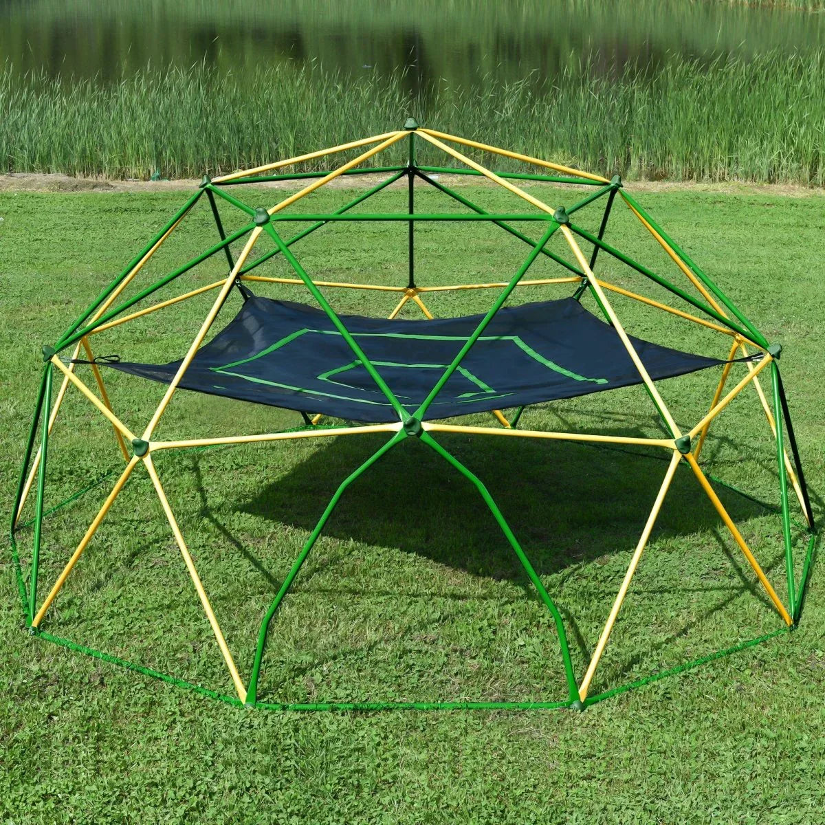 12-Foot Outdoor Kids Metal Climbing Dome Tower - Omega Lifestyles
