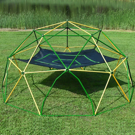 12-Foot Outdoor Kids Metal Climbing Dome Tower - Omega Lifestyles