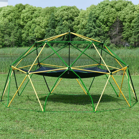 12-Foot Outdoor Kids Metal Climbing Dome Tower - Omega Lifestyles