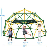 12-Foot Outdoor Kids Metal Climbing Dome Tower - Omega Lifestyles